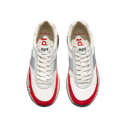 Boston (Off White/Red)