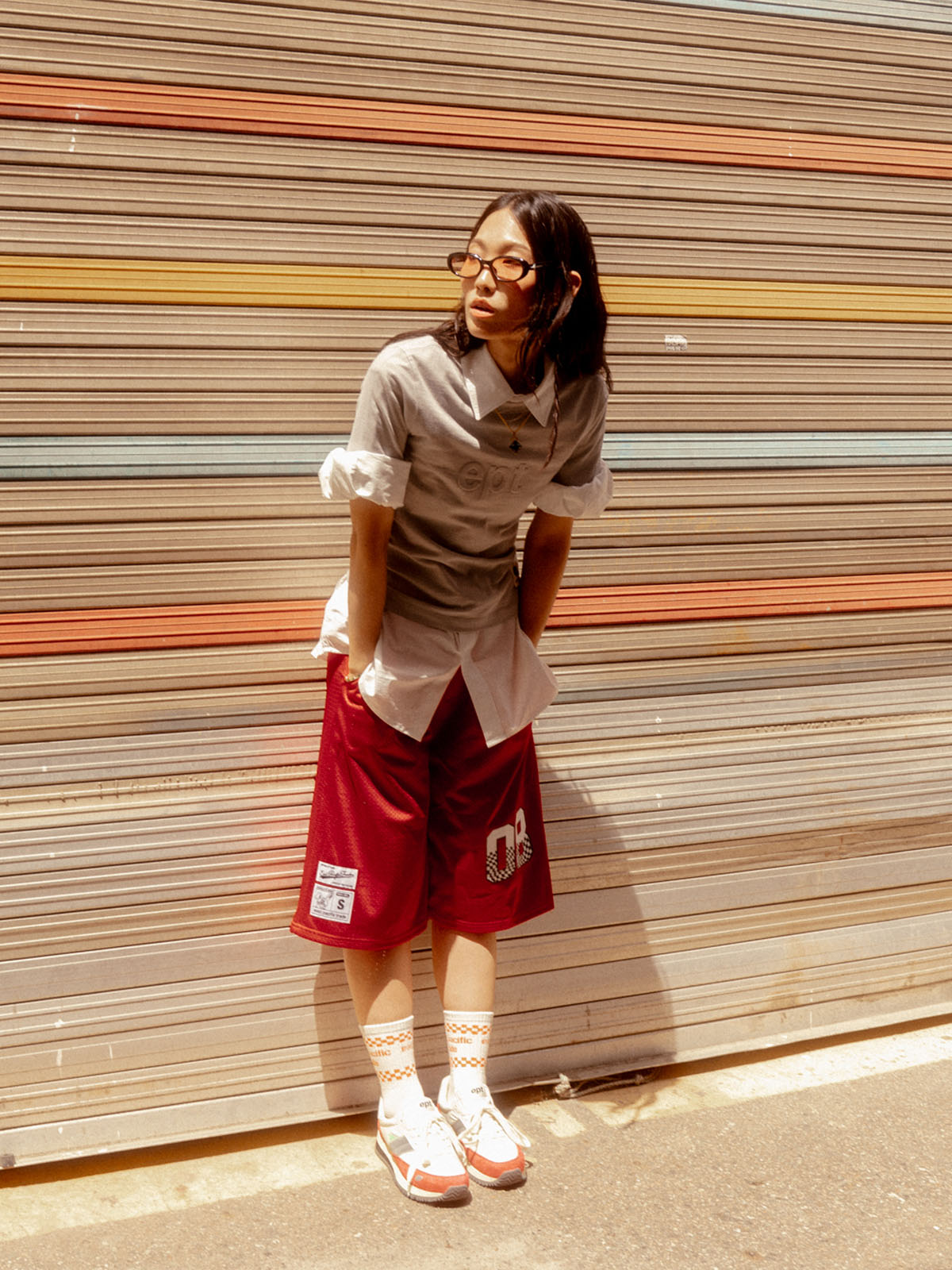 Boston (Off White/Red)
