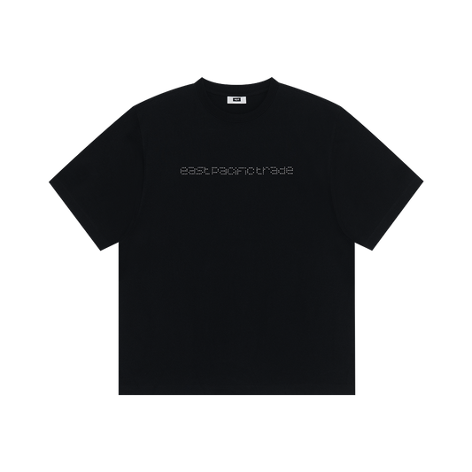 Studded Logo T Shirt (Black)